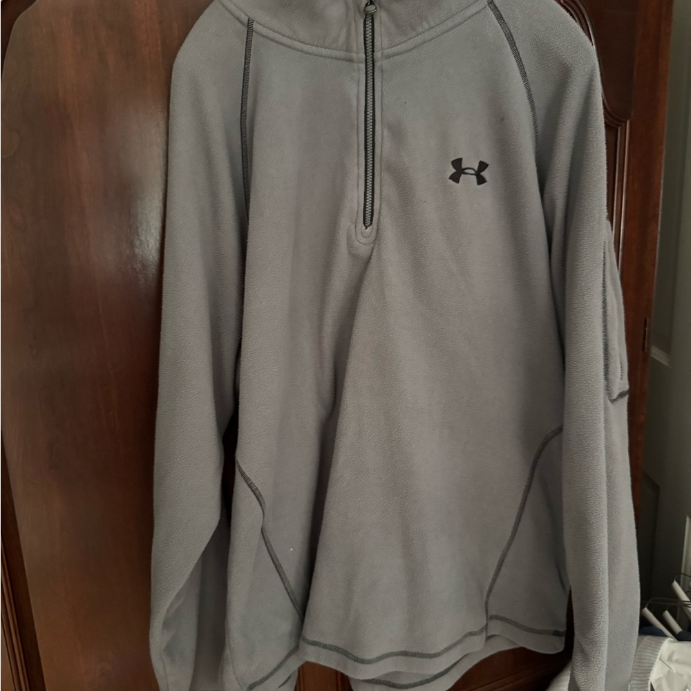 Under Armour Charcoal Quarter-Zip Fleece